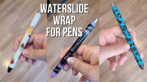 Thumbnail for Glitter Pen Tutorial | How to Make a Waterslide Wrap | Alison Crafts