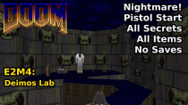 Thumbnail for Doom - E2M4: Deimos Lab (Nightmare! 100% Secrets + Items) | decino