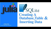 Thumbnail for Julia SQLite  - Creating a Database,Table & Inserting Data | JCharisTech