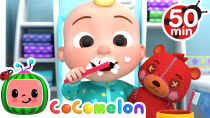 Thumbnail for Yes Yes Brush Your Teeth + More Nursery Rhymes & Kids Songs - CoComelon