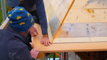 Thumbnail for The cedar for the roof arrives. | Escape to rural France