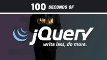 Thumbnail for The Legend of jQuery in 100 Seconds | Fireship