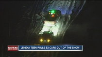 Thumbnail for Lenexa teen pulls 53 cars out of snow | KSHB 41