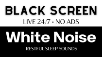 Thumbnail for White Noise Black Screen for Insomnia Relief | Restful Sleep Sounds - LIVE 24/7 | SOUNDS MIX