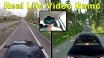 Thumbnail for Driving a Real Car in Third Person View (Real Life Video Game) | The Action Lab