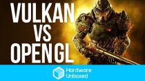 Thumbnail for DOOM: Vulkan vs OpenGL Benchmark - The tide turning in AMD's favour? | Hardware Unboxed