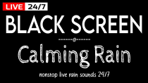 Thumbnail for Say Goodbye to Insomnia with Black Screen Rain Sounds for Sleep & Relaxation | Sleep Sounds Rain