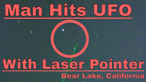 Thumbnail for Man Hits UFO with Laser Pointer Bear Lake California | Werewolf Radar