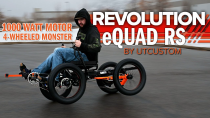 Thumbnail for 1000 W PEDAL/ELECTRIC QUADCYCLE - REVOLUTION eQUAD RS - Pedal Assist On Four Wheels - Utah Trikes | Utah Trikes