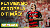 Thumbnail for FLAMENGO ATROPELA CORINTHIANS; PALMEIRAS PERDE EM CASA; VASCO DEMITE CARILLE | De Placa 28/04/25 | De Placa