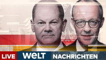 Thumbnail for KANZLER-DUELL: Olaf Scholz und Friedrich Merz im letzten TV-Duell vor der Wahl I WELT LIVESTREAM | WELT Nachrichtensender