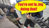 Thumbnail for "You're not doing that!" Aggressive nut gets right in my face and says I'm faking my guitar solo! | shatnershairpiece
