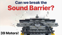Thumbnail for Can we reach the Speed of Sound with Lego? 767 MPH Tip Speed! 4k | GazR's Extreme Brick Machines!