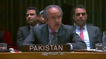 Thumbnail for Excellent comments on Israel's war crimes by Pakistan UN Ambassador Asim Iftikhar Ahmad, at the UN Security Council