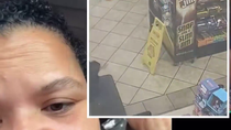 Thumbnail for Crazy Bitch who shot the store clerk promotes her crime spree on socials