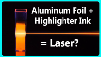 Thumbnail for We Built A Laser Out Of Tin Foil And Highlighters | The Thought Emporium