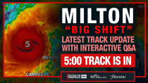 Thumbnail for #BREAKING: "BIG SHIFT" IN TRACK: Hurricane Milton's New Cone with Live Q&A | Tracking the Tropics