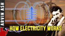 Thumbnail for What is electricity? How does it work? Nikola Tesla's AC vs DC | Arvin Ash
