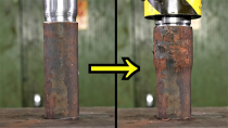 Thumbnail for Forcing Too Large Shaft into Steel Tube with Hydraulic Press | Hydraulic Press Channel