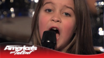 Thumbnail for 6-Year-Old Aaralyn Screams Her Original Song, "Zombie Skin" - America's Got Talent | America's Got Talent