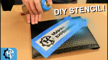 Thumbnail for HOW TO MAKE CUSTOM STENCILS | CUSTOM BRANDING! | Maker Experiment