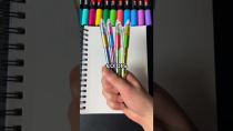 Thumbnail for Drawing, But the Pens Change Colors… (#shorts) | NashVibes Art