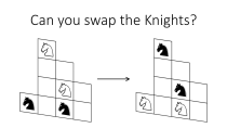 Thumbnail for Can you solve the Knight's Swap puzzle? | Henrique Ferrolho
