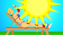Thumbnail for when sunbathing becomes 1,000,000x more painful | GrayStillPlays