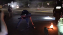Thumbnail for Peaceful protestor does ragtime. Found on Voat. Video of the day for me.
