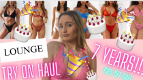 Thumbnail for LOUNGE UNDERWEAR Birthday SALE Try on haul!😍💕🤤 60% OFF!!! | annabelle marie