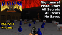 Thumbnail for Doom II - MAP21: Nirvana (Nightmare! 100% Secrets + Items) | decino