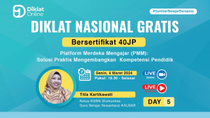 Thumbnail for DAY 5 DIKNAS: Platform Merdeka Mengajar (PMM): Solusi Praktis Mengembangkan Kompetensi Pendidik | Diklat Online