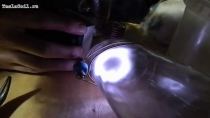 Thumbnail for Artificial ball lightning in a vodka bottle | teslacoilpro