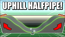 Thumbnail for I Built an Uphill Halfpipe Where You Swing from the Bottom to the Top! | kAN Gaming