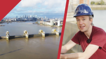 Thumbnail for The Thames Barrier must never fail. Here's why it doesn't. | Tom Scott