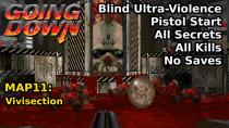 Thumbnail for Going Down - MAP11: Vivisection (Blind Ultra-Violence 100%) | decino