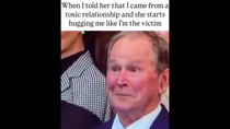 Thumbnail for When I told her that I came from a toxic relationship and she starts hugging me like I'm the victim | FunnyMemeSpot