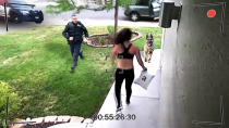 Thumbnail for Karen Tries To Steal My Package, Then... (INSTANT KARMA) | Caught on Camera