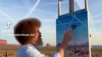 Thumbnail for Bob Ross paints chemtrails