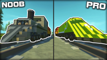 Thumbnail for NOOB vs PRO Train Racing Challenge! (Scrap Mechanic Gameplay) | kAN Gaming