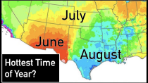 Thumbnail for Why the Hottest Time of Year Varies Widely Across the USA | Casual Earth