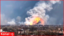 Thumbnail for Thousands of tons of Belarusian missiles explode, destroyed in huge depot that Ukraine hit in Russia | Kanal13