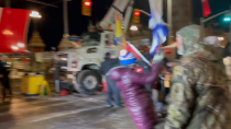 Thumbnail for Tonight in #Ottawa, the Freedom Convoy protest continues for the 19th day #FreedomConvoy