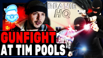 Thumbnail for Tim Pool Home Attacked! Armed Response & Very Scary Incident For Timcast IRL | TheQuartering