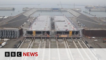 Thumbnail for How the world’s largest underwater tunnel is being built | BBC News