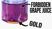 Thumbnail for Gold nanoparticles are actually purple | Breaking Taps