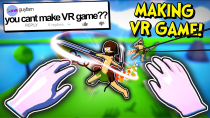 Thumbnail for He said I Couldn't Make a VR Game... So I Bought a VR Headset and Made One! | Dani