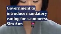 Thumbnail for Singapore introduces caning for scammers – poojeets on alert