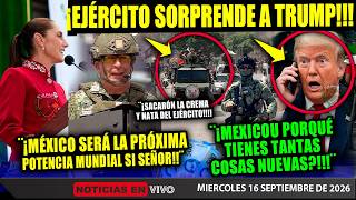 Thumbnail for EJÉRCITO MEXICANO ¡DEJA MUDO A TRUMP HOY! SHEINBAUM DA SORPRESA HARFUCH CAMPECHANEANDO NOTICIA HOY | Campechaneando