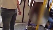 Thumbnail for Brits beat up naked nigger on subway train